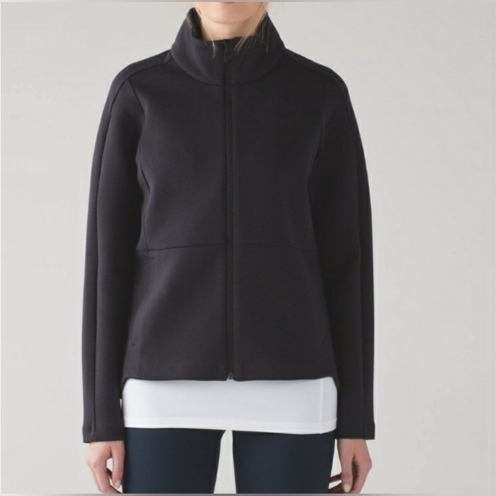 Lululemon Going Places Black Jacket Women's Size 10 in GUC